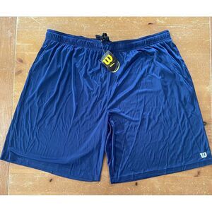 Wilson Baseball Men's Blue Athletic Shorts Size 3XL, Light‎ Breathable Mesh